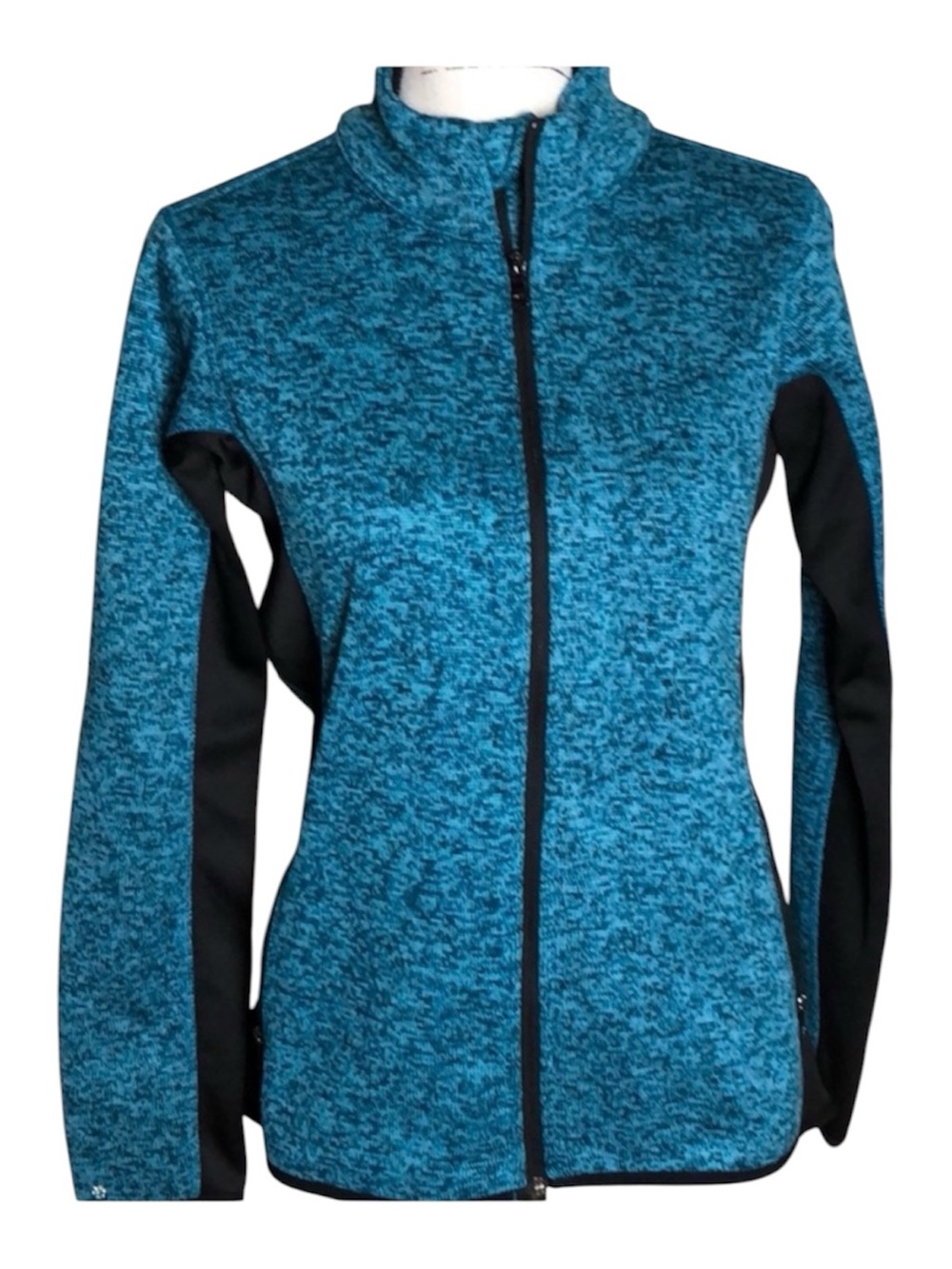 Marc New York Blur Zip Up Sweater Size S